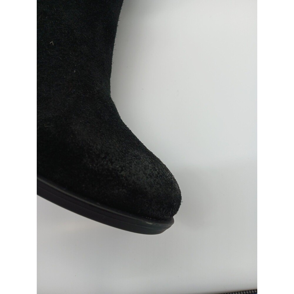 Naturalizer Kyrie Over The Knee Suede Boots Womens Size 6M Black Block Heel - Picture 3 of 8